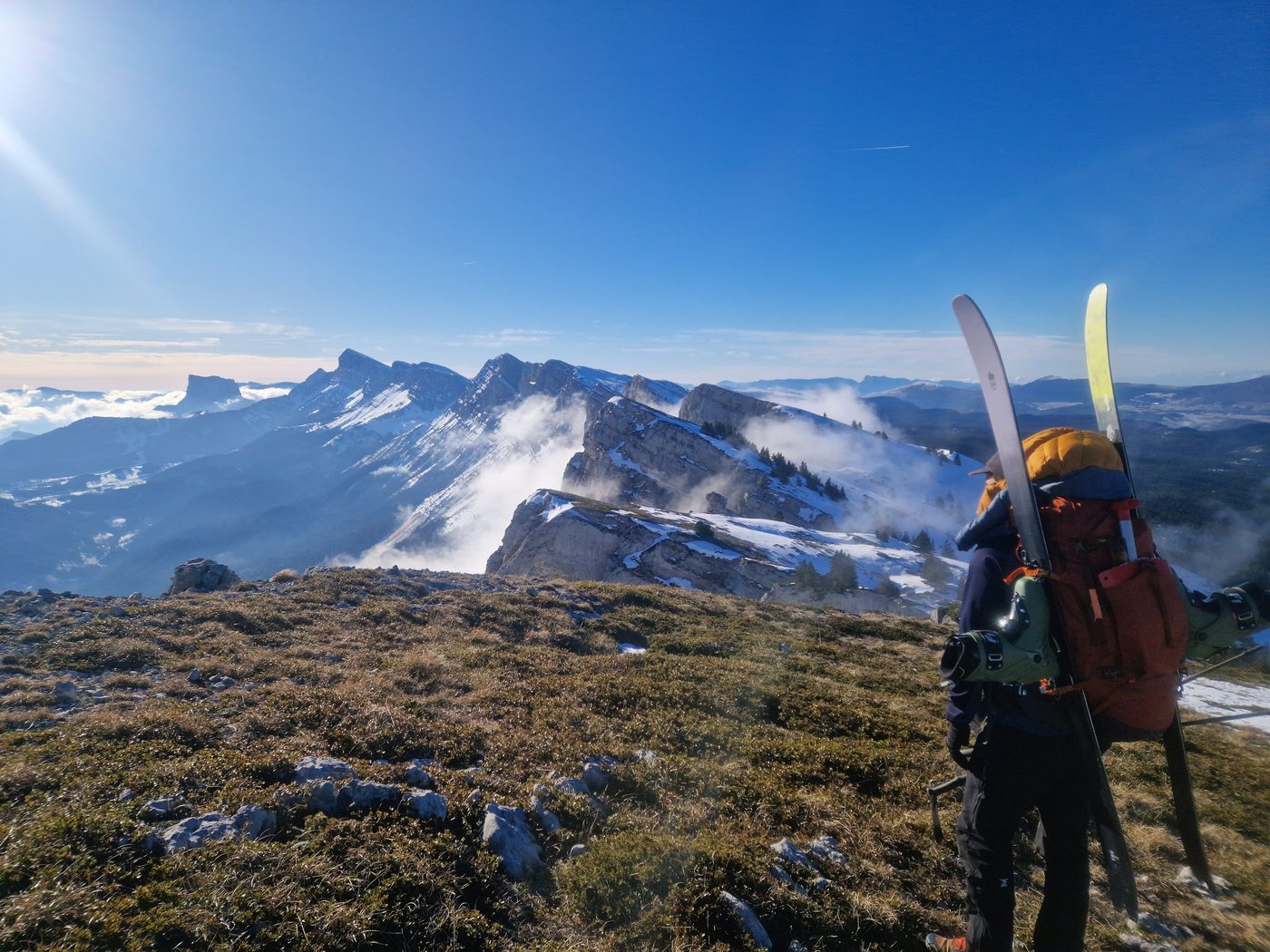 Photo d'origine : Le Vercors, en ski de randonnée